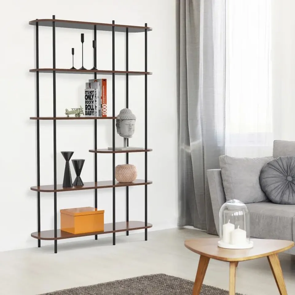 BOXED THREADGILL 169CM 6 SHELF SHELVING UNIT