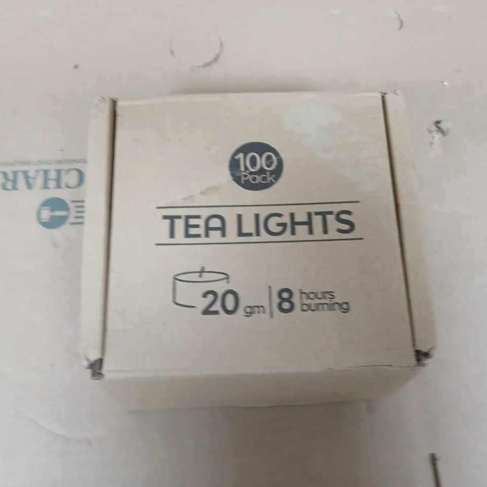 PACK OF 100 TEALIGHTS 