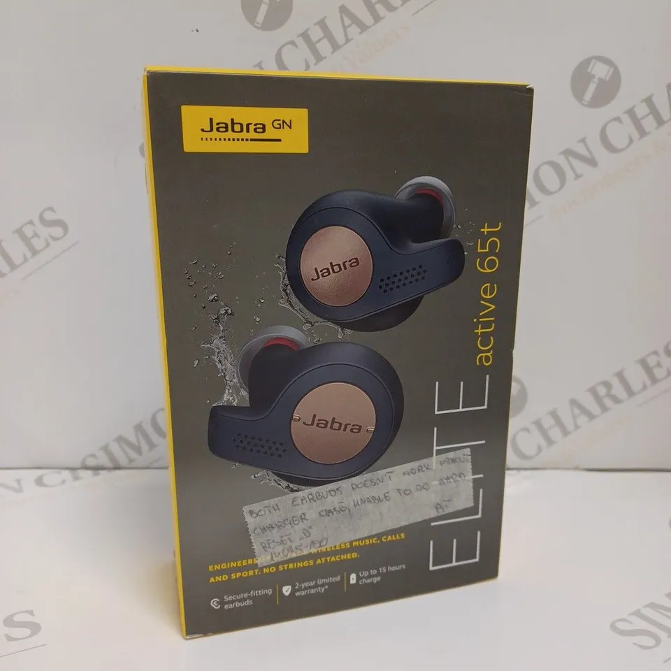 BOXED JABRA ELITE ACTIVE 65T EARBUDS