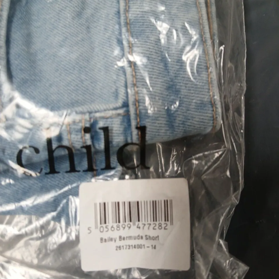 NOBODY'S CHILD BAILEY BERMUDA SHORT – DENIM - SIZE 14