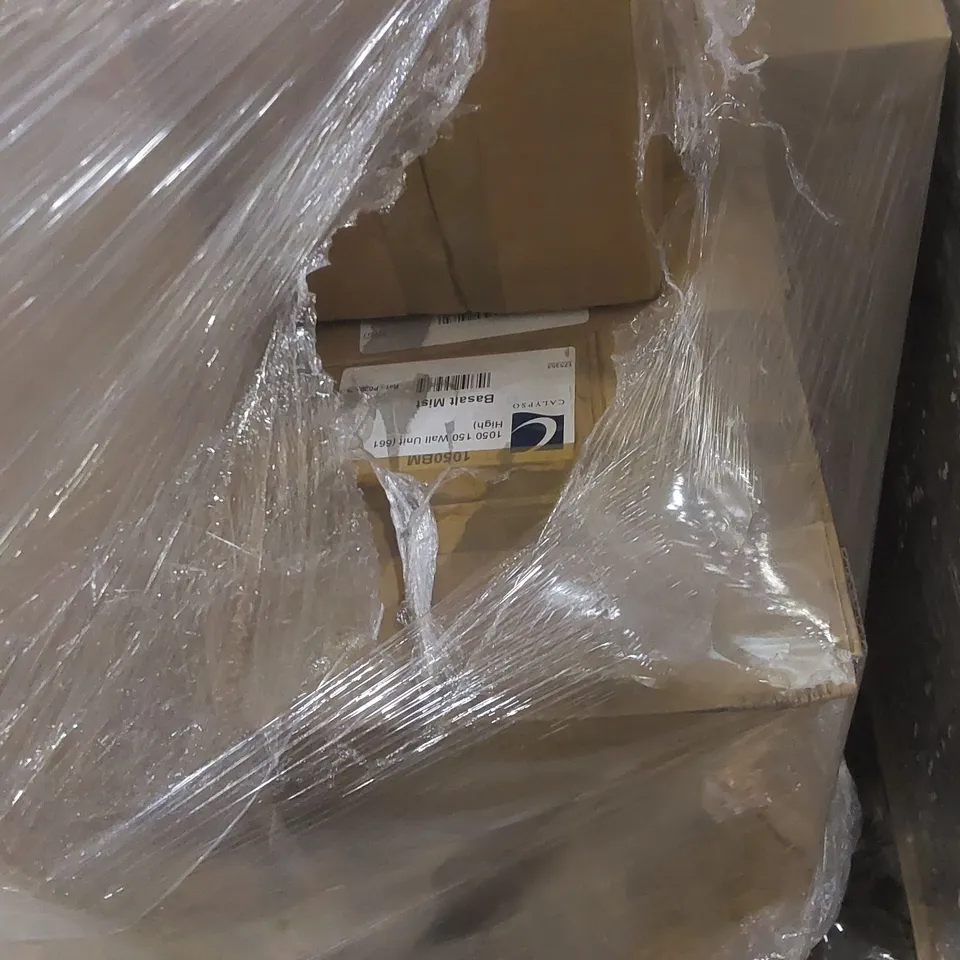 PALLET CONTAINING A LARGE QUANTITY OF ASSORTED BATHROOM FURNITURE PARTS INCLUDING: CALYPSO WALL UNITS