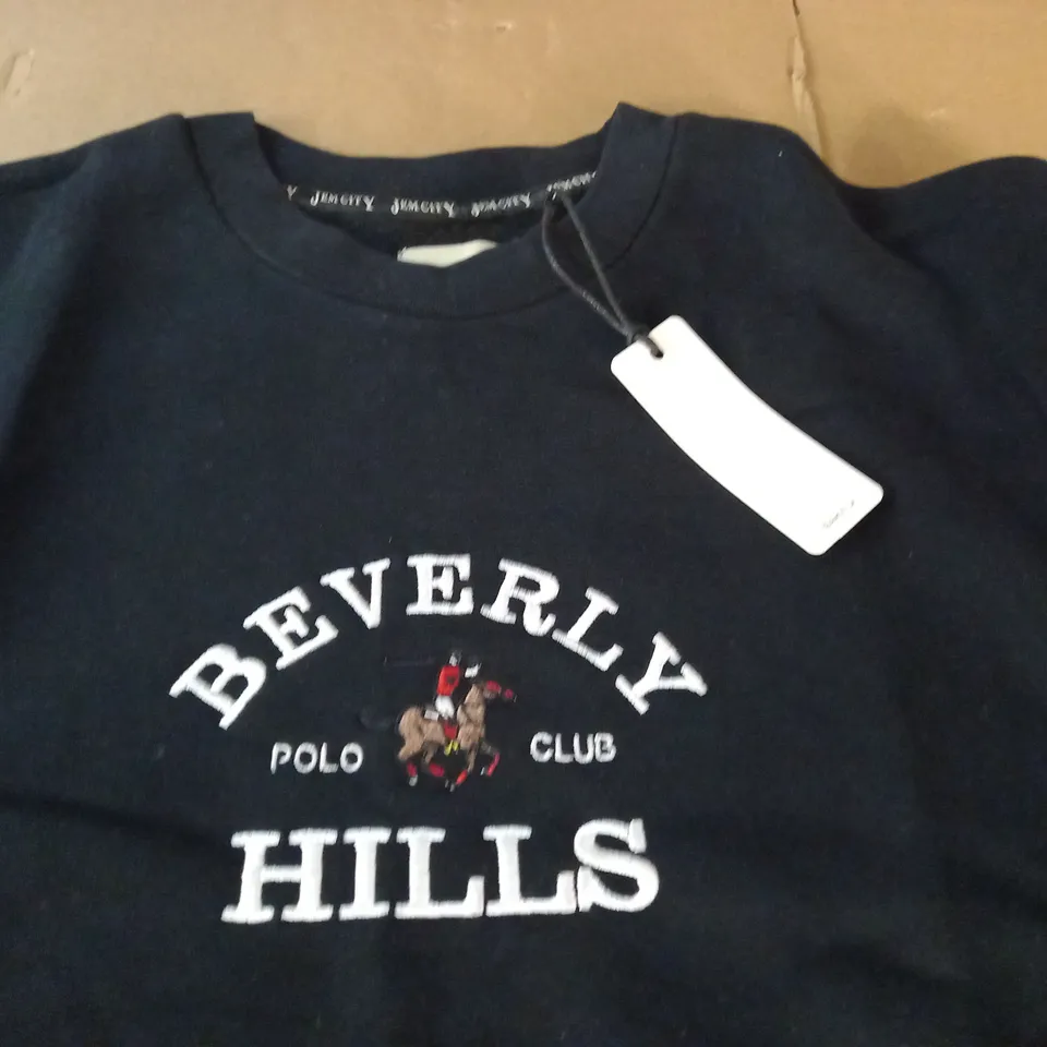 JEM CITY BEVERLY HILLS BLACK JUMPER - L