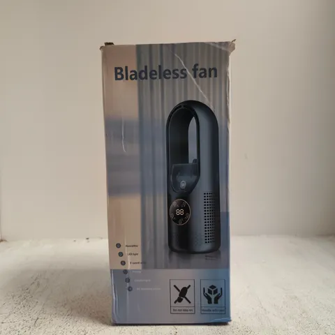 BOXED UNBRANDED BLADELESS FAN IN NAVY