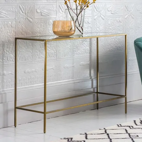 BOXED SANDLIN 110CM CONSOLE TABLE