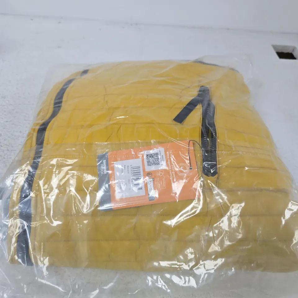 REGATTA GREAT OUTDOORS SHOWERPROOF JACKET – YELLOW, UK L