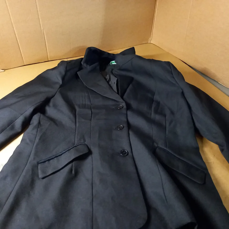 REQUISITE BLAZER JACKET - BLACK SIZE 16