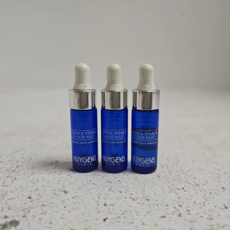 BOX OF APPROXIMATELY 300 X HUYGENS PARIS L'HUILE VISAGE ÉLIXIR NIGHT OIL (5ML)