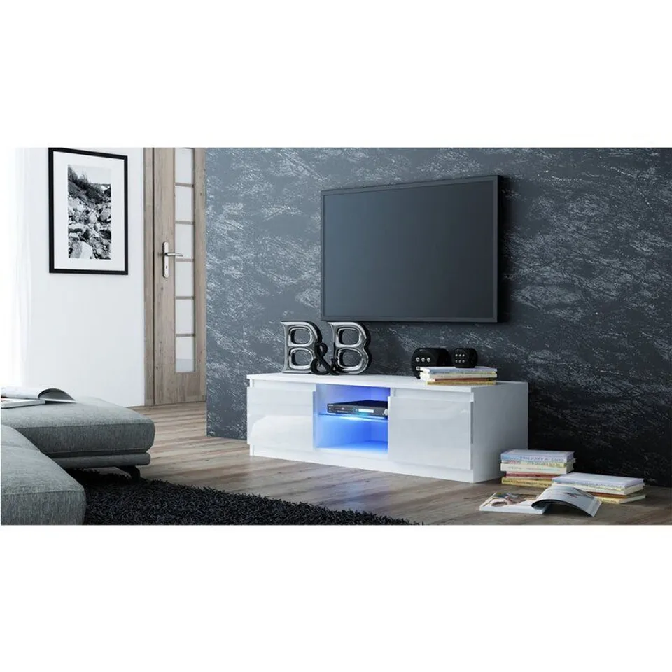 ABRIL TV STAND UP TO 60" - WHITE