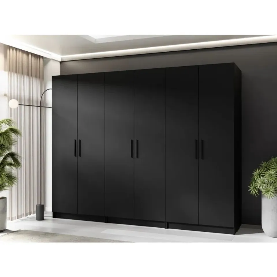 BOXED NISEAN 6 DOOR WARDROBE (6 BOXES)