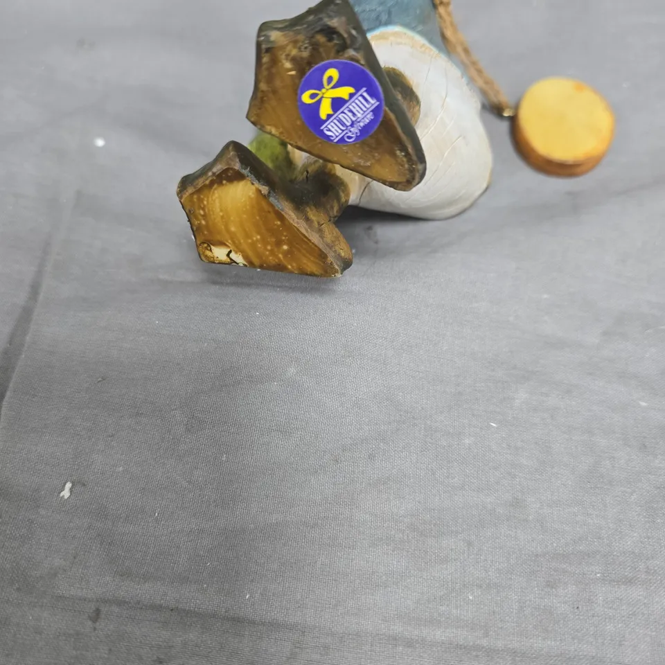 SHUDEHILL BRANDED WOODEN DUCK FIGURINE – DECORATIVE ORNAMENT