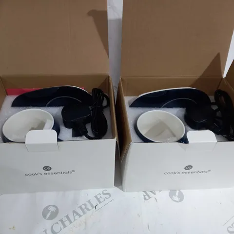 COOK'S ESSENTIALS SET OF 2 MUG WARMER GIFT SET
