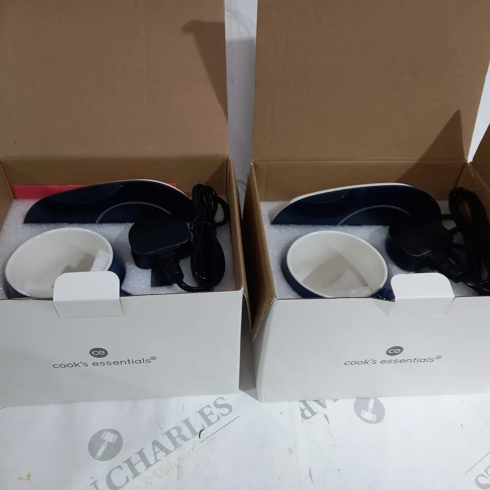 COOK'S ESSENTIALS SET OF 2 MUG WARMER GIFT SET