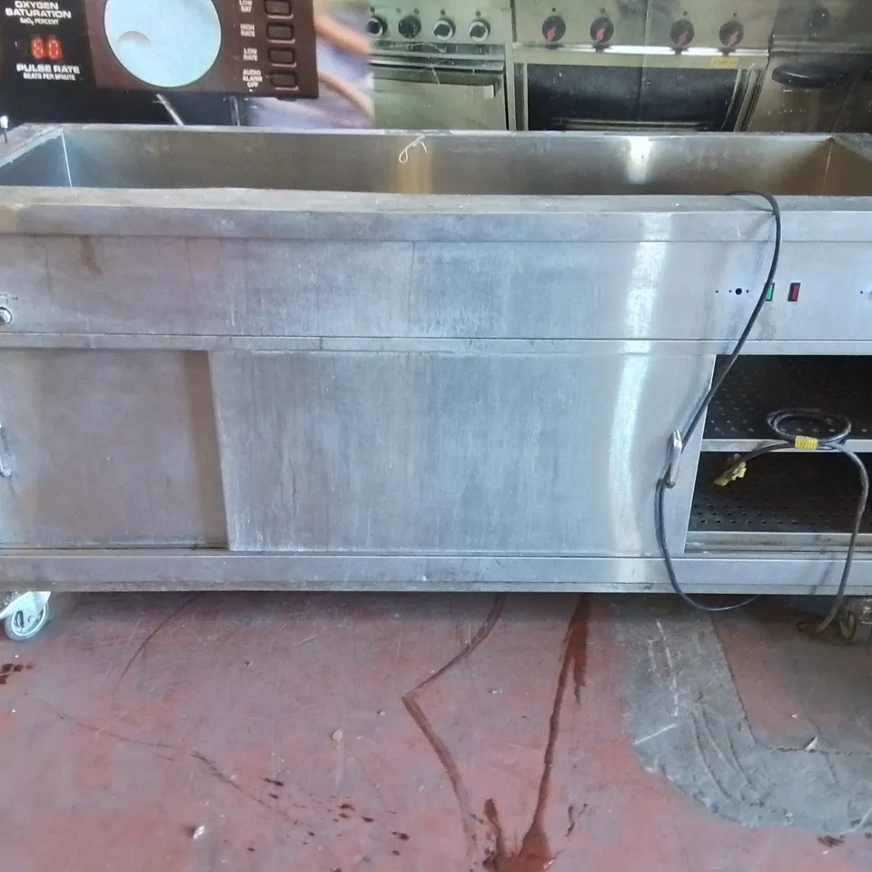 PARRY HOT18BM HOT CUPBOARD WITH BAIN MARIE TOP