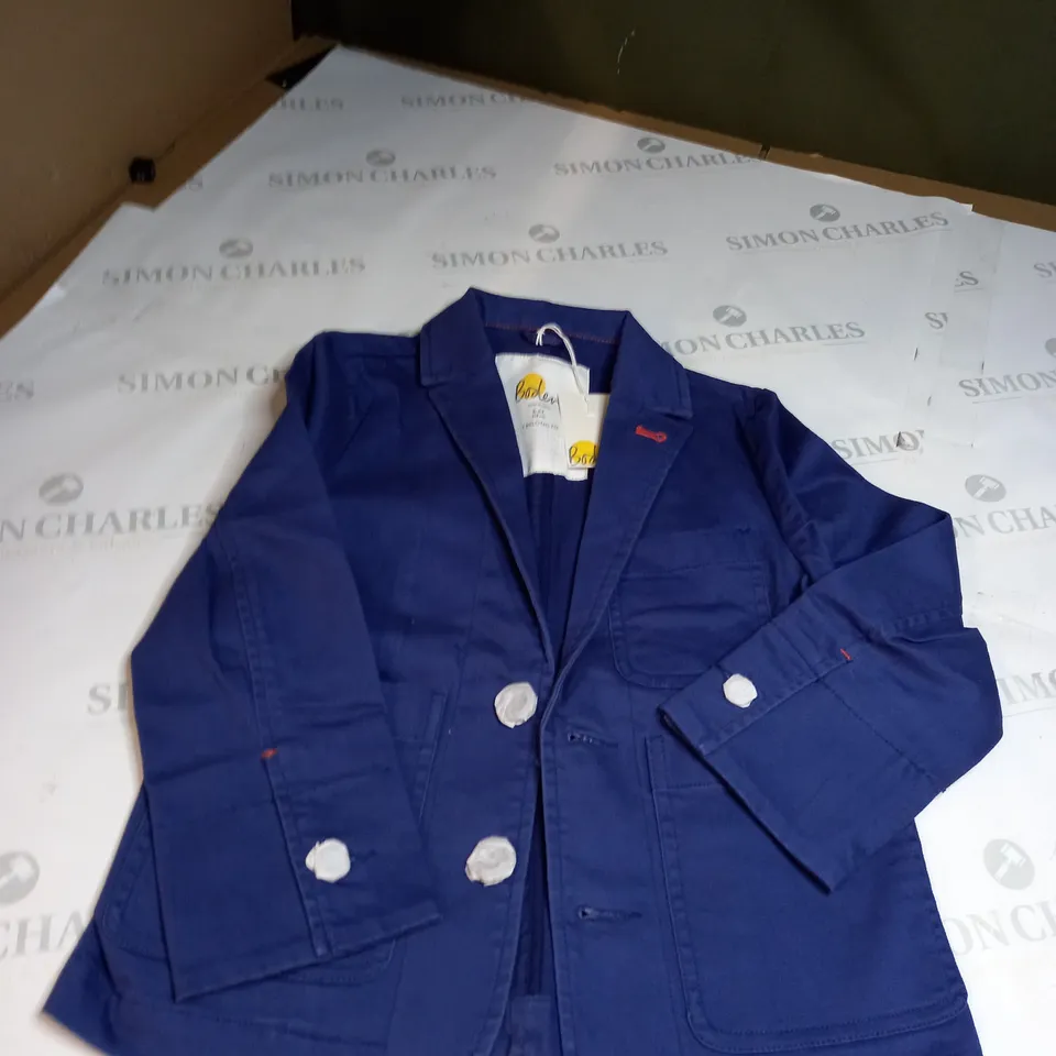 BODEN BLUE JACKET SIZE 5-6 YR 