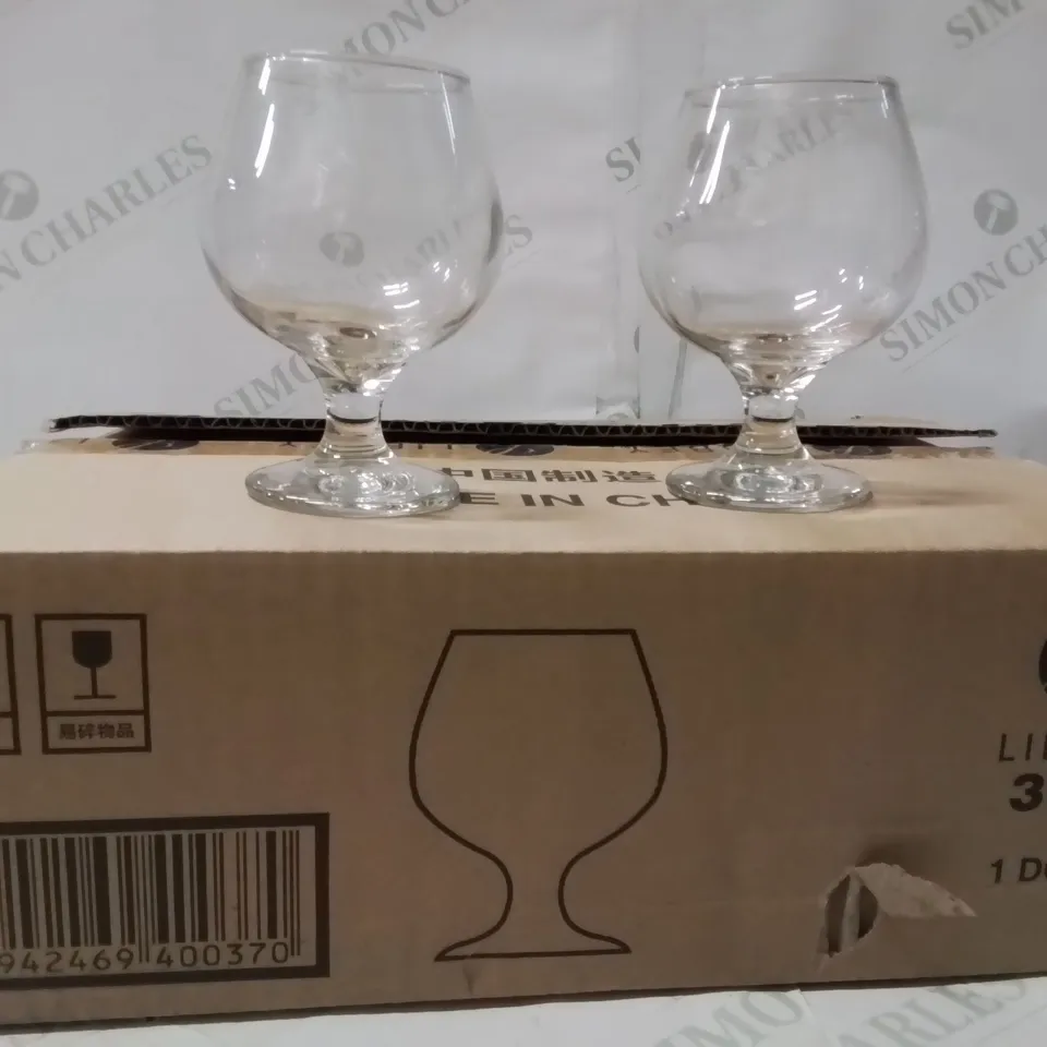 BOXED LIBBEY BRANDY GLASSES SET OF 12