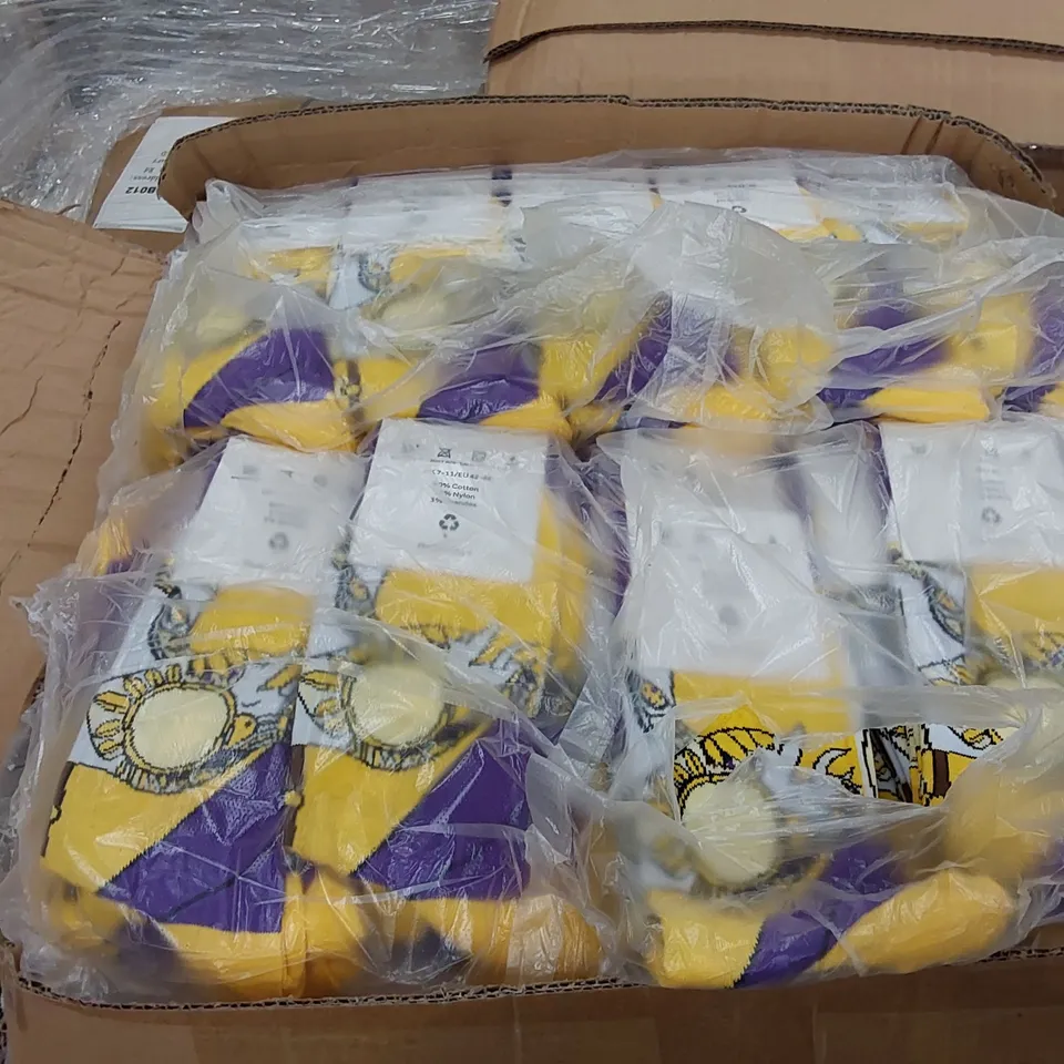BOX OF BRAND NEW BIER CO 'BAU INDIA' SOCKS // APPROXIMATELY 360 PAIRS (1 BOX)