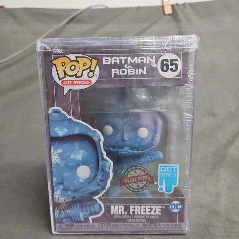 BOXED AND SEALED FUNKO POP! BATMAN & ROBIN MR. FREEZE – ART SERIES SPECIAL EDITION - 65