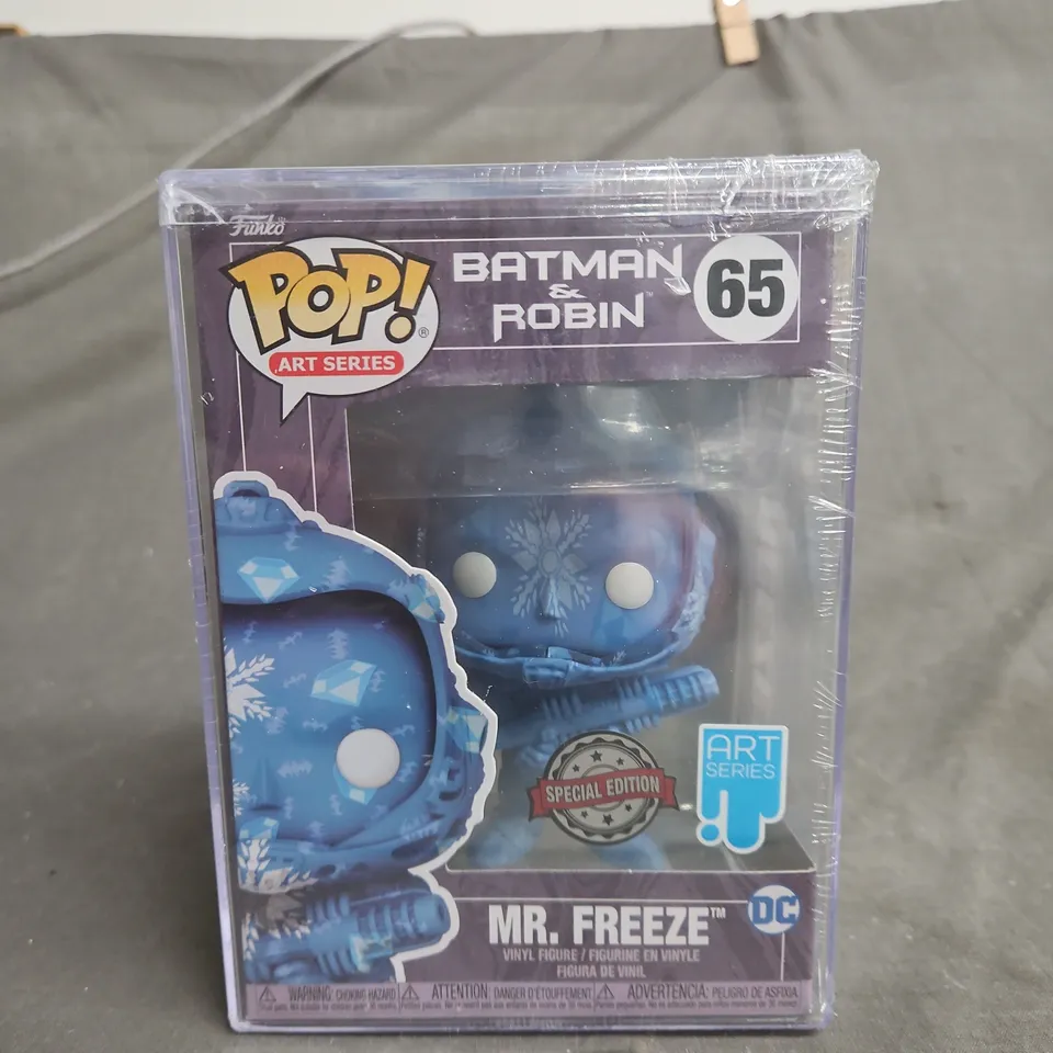 BOXED AND SEALED FUNKO POP! BATMAN & ROBIN MR. FREEZE – ART SERIES SPECIAL EDITION - 65