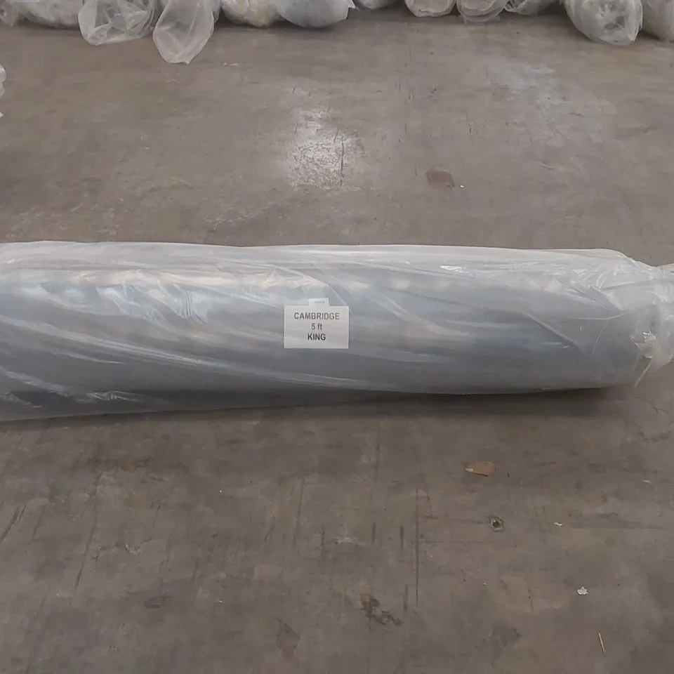 BRAND NEW BAGGED AND ROLLED CAMBRIDGE MATTRESS - 5FT KING SIZE