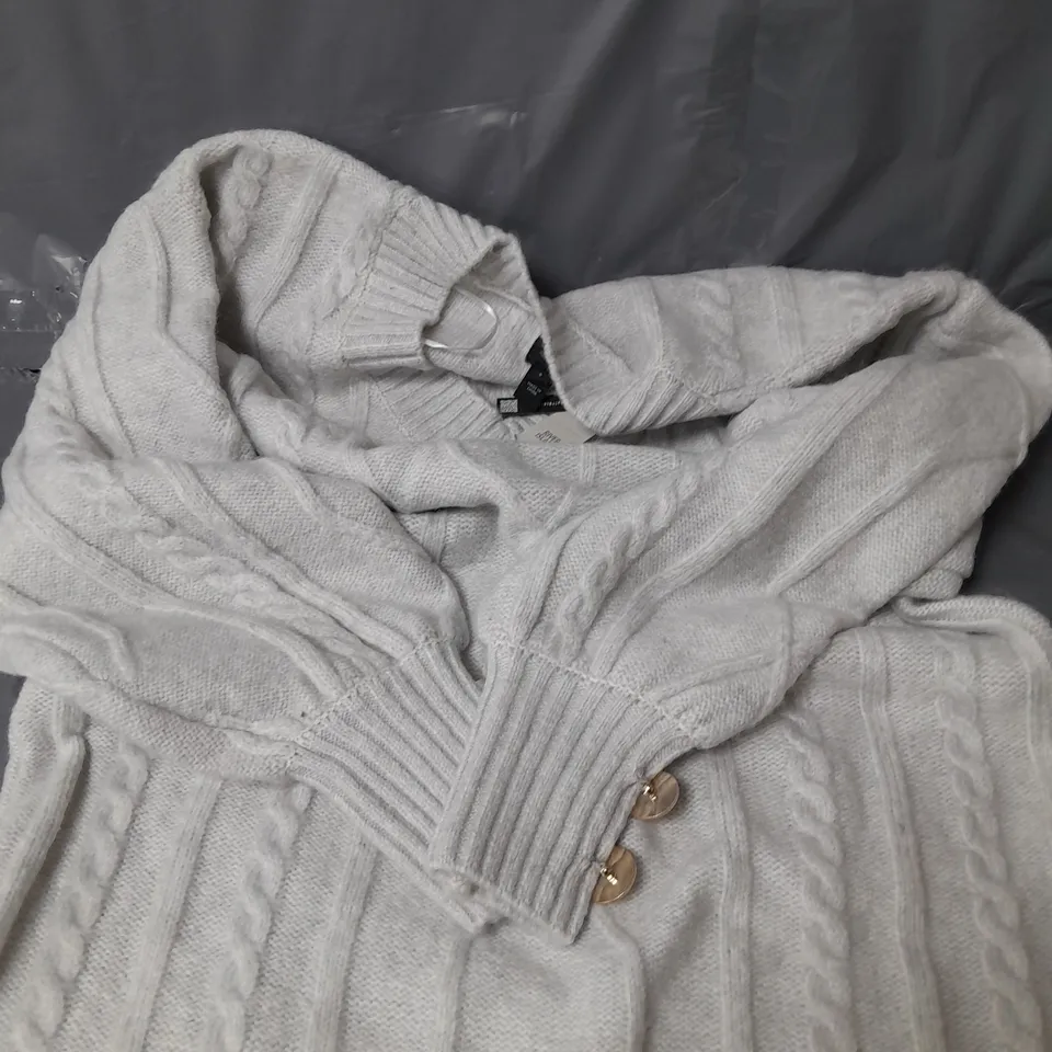 RIVER ISLAND JUMPER DRESS IN GREY - S