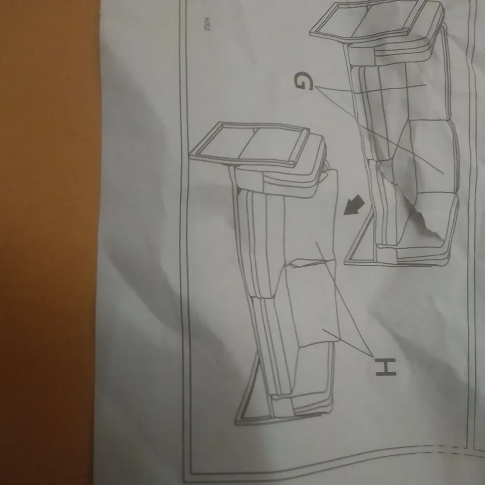 BOXED TWO SEATER CHILDRENS SOFA