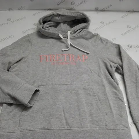 FIRETRAP GREY HOODIE - UK 12