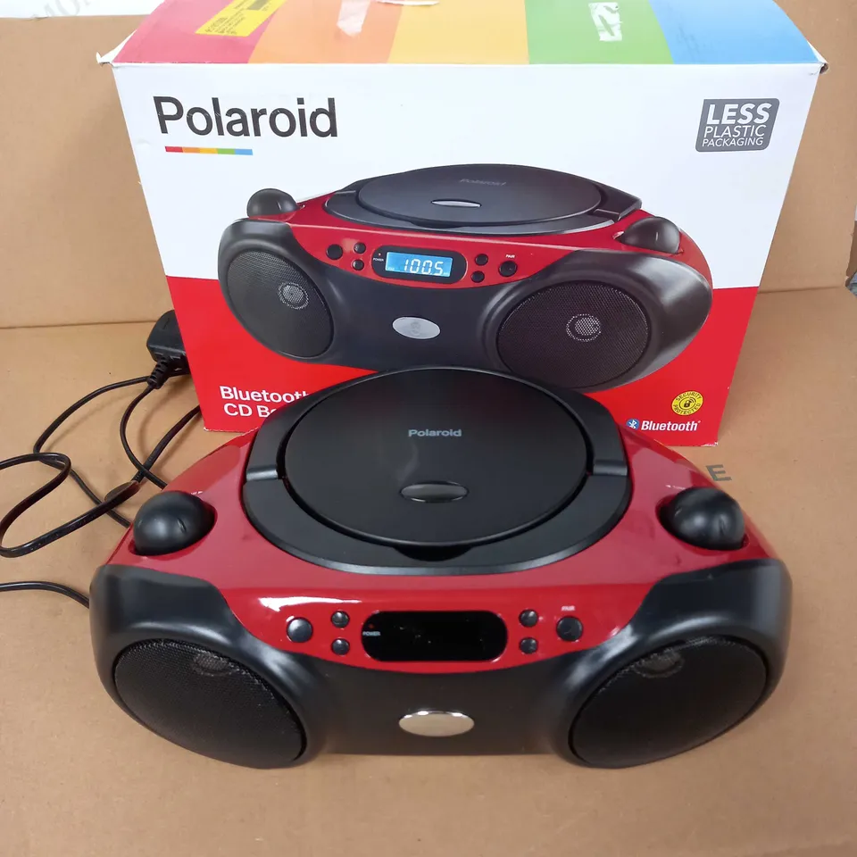 POLAROID BLUETOOTH CD BOOMBOX