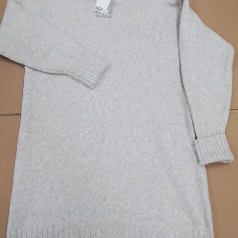 H&M LONGLINE JUMPER IN NATURAL - EUR S