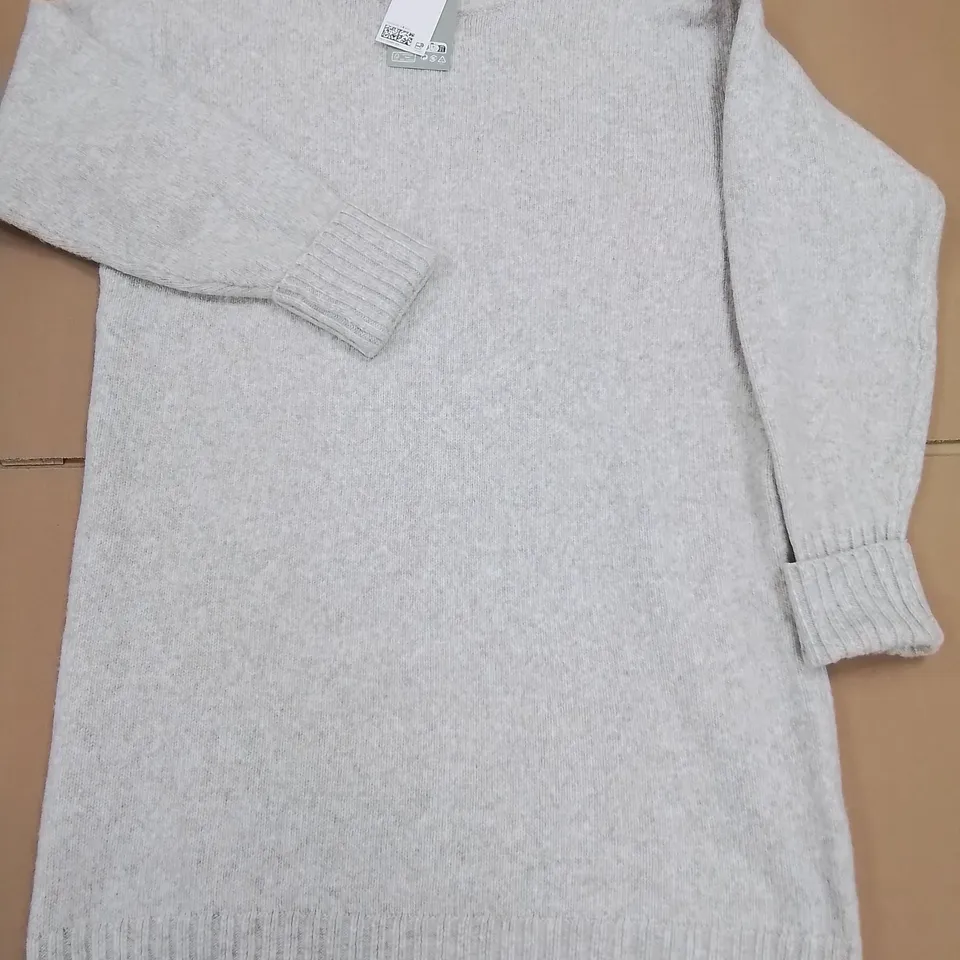 H&M LONGLINE JUMPER IN NATURAL - EUR S