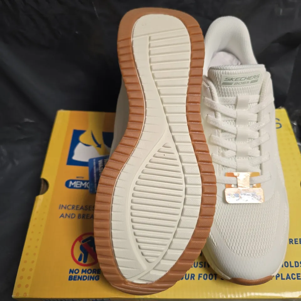 SKECHERS SLIP-INS WOMEN'S SNEAKERS – WHITE, UK 7 (US 10)