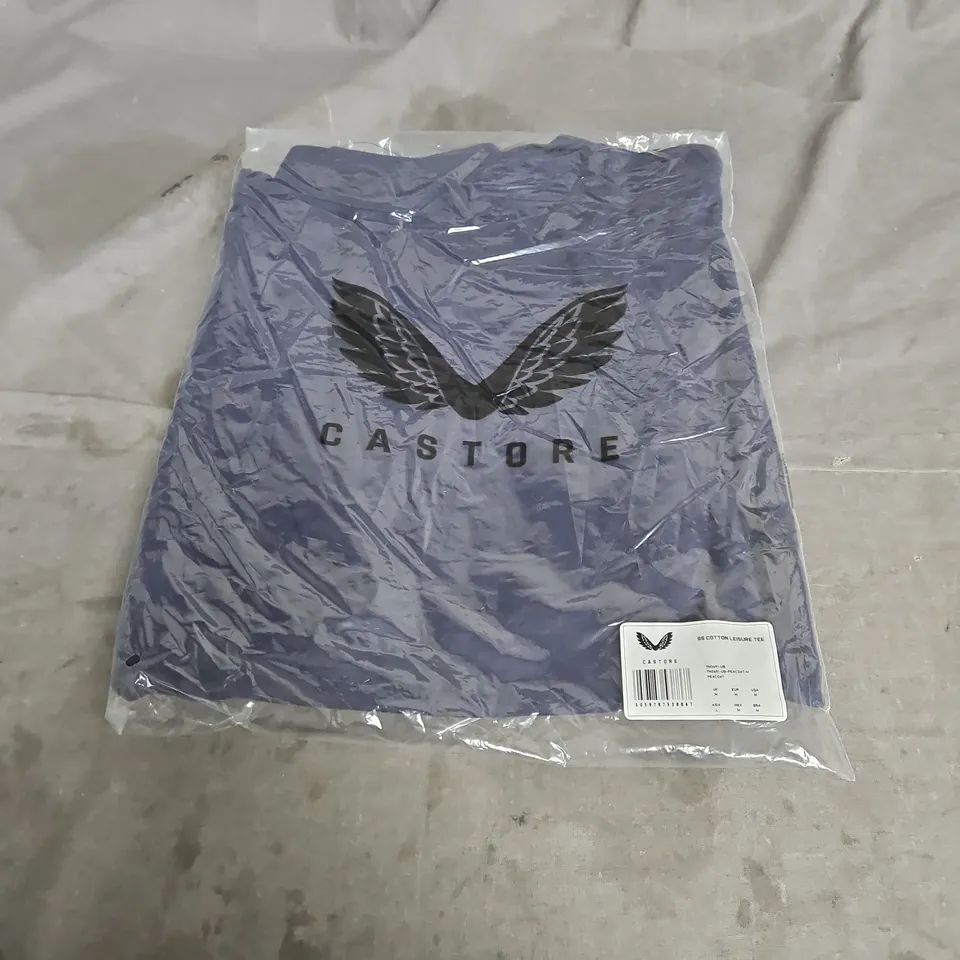 CASTORE SHORT SLEEVE LEISURE TEE IN NAVY SIZE M