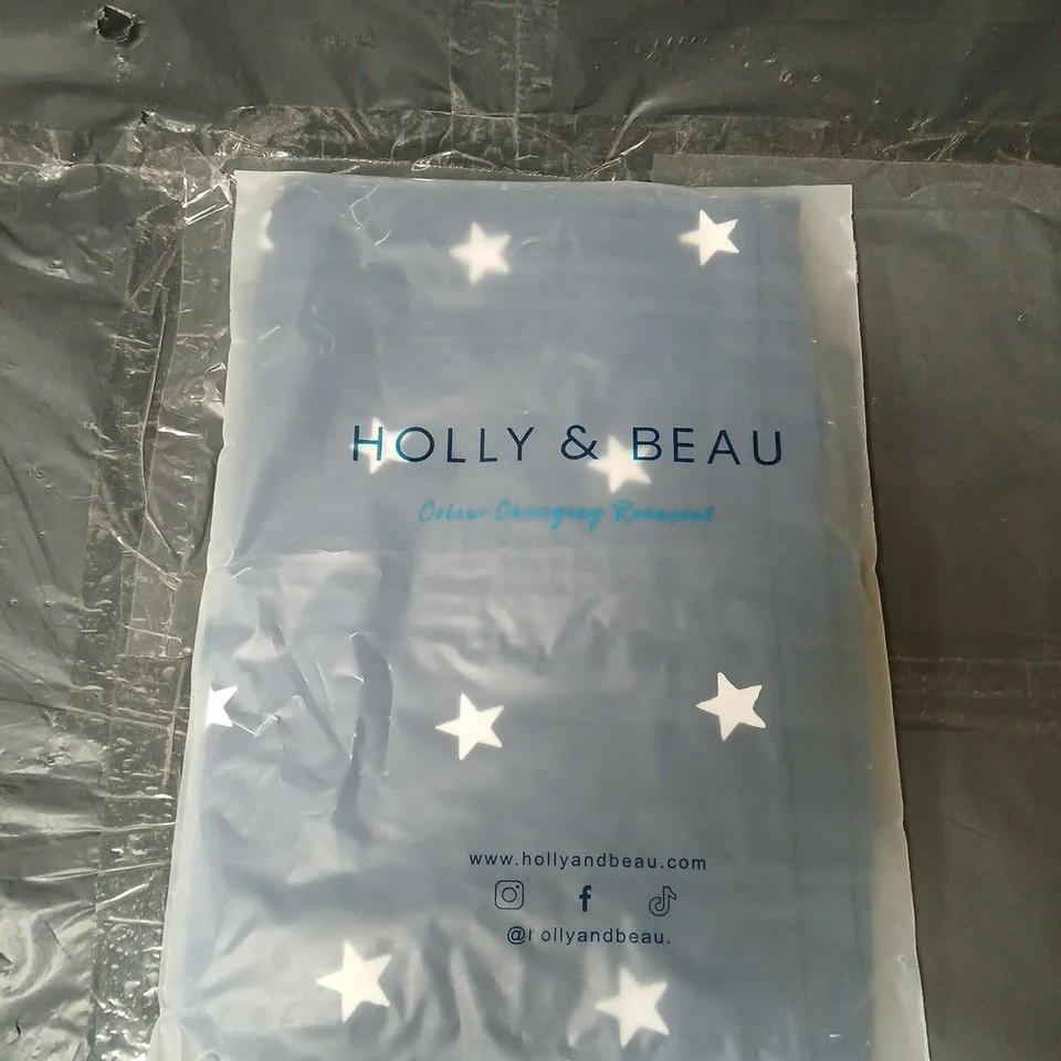 HOLLY & BEAU BLUE STAR RAINCOAT IN NAVY (AGE 5-6)