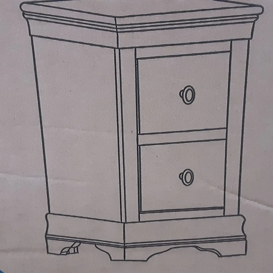 BOXED LARGE  BEDSIDE CABINET 480 X 400 X 600 MM