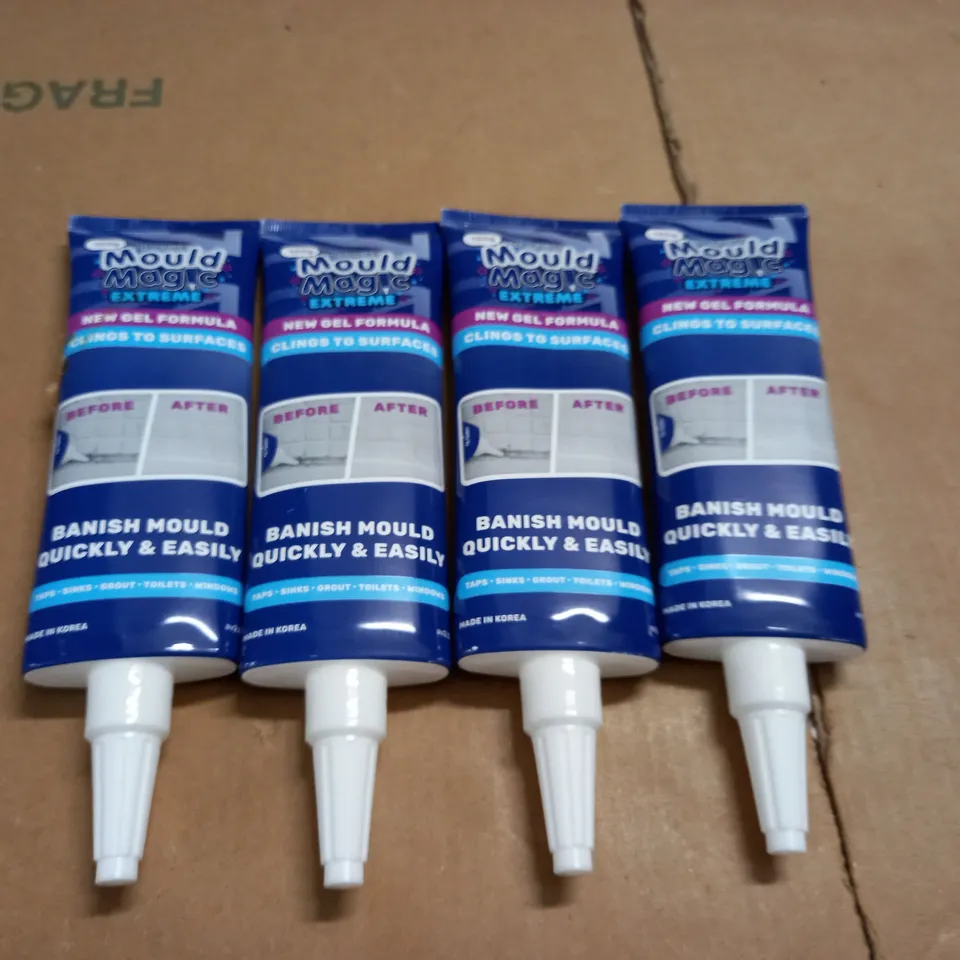 LOT OF 4 120G MOULD MAGIC EXTREME TUBES