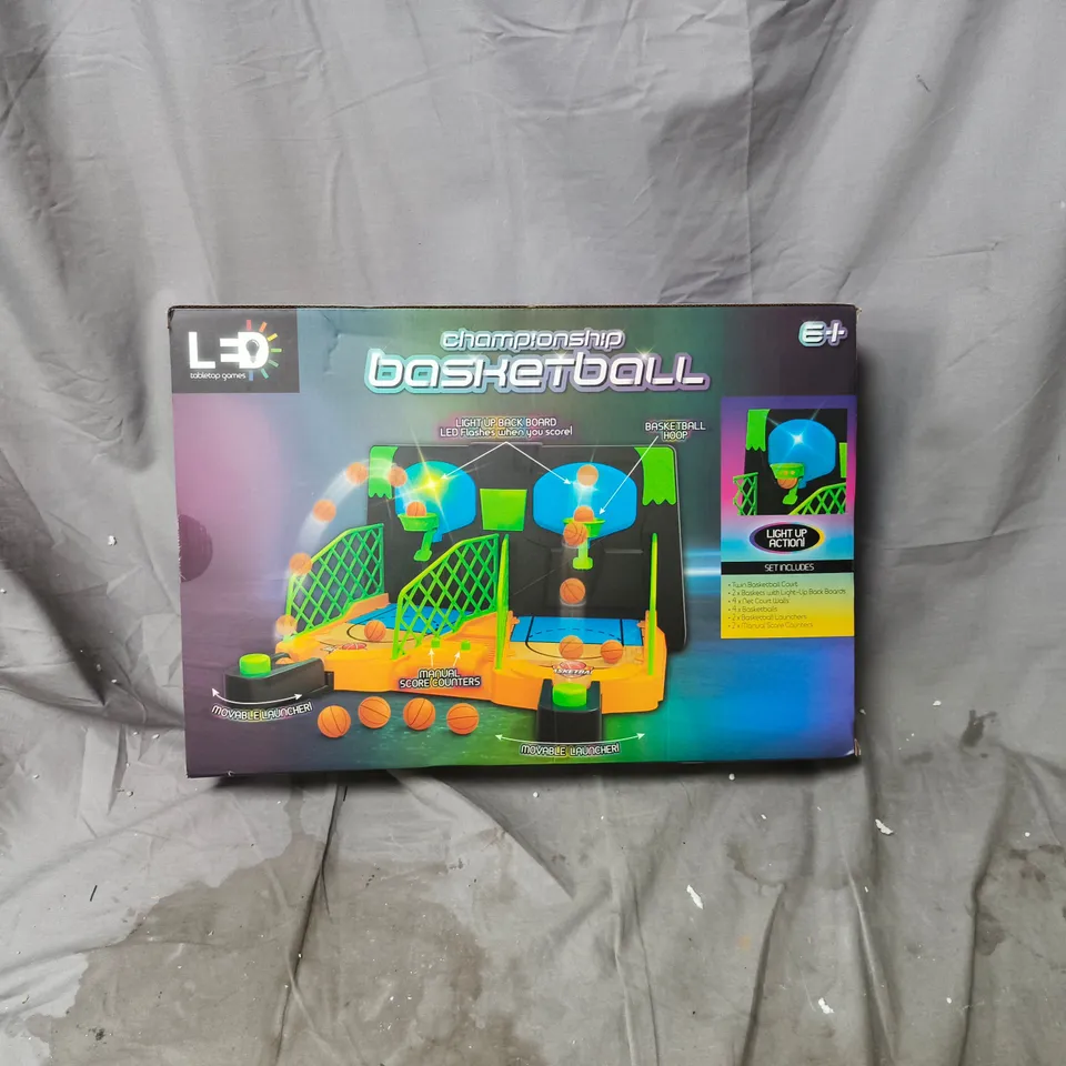 LED CHAMPIONSHIP BASKETBALL ARCADE GAME – BOXED, SEALED