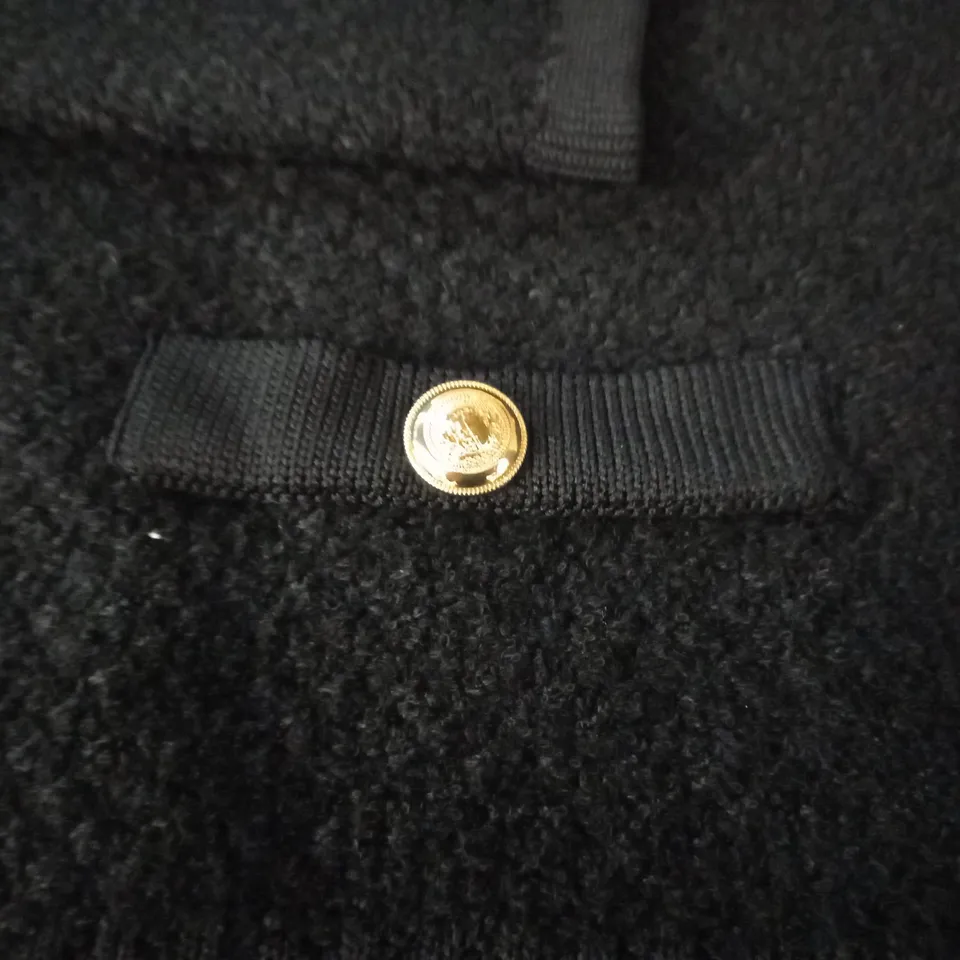 MASSIMO DUTTI BLACK CARDIGAN - UK 12