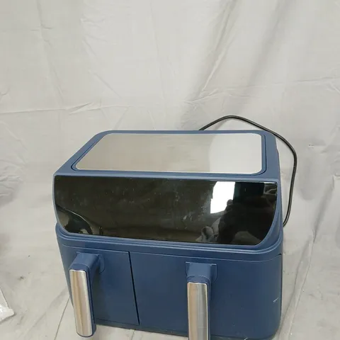 COOK'S ESSENTIALS BLUE DOUBLE AIR FRYER 