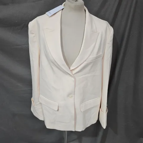 ALIGNE MIRA BLAZER JACKET IN OFF WHITE SIZE 16