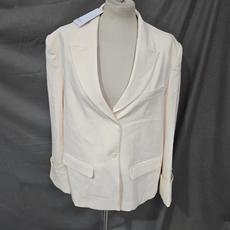 ALIGNE MIRA BLAZER JACKET IN OFF WHITE SIZE 16