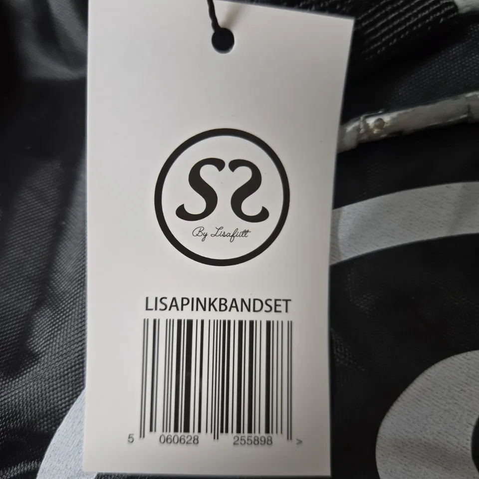 STRONG AND SXY BY LISAFIITT PINK RESISTANCE BAND SET