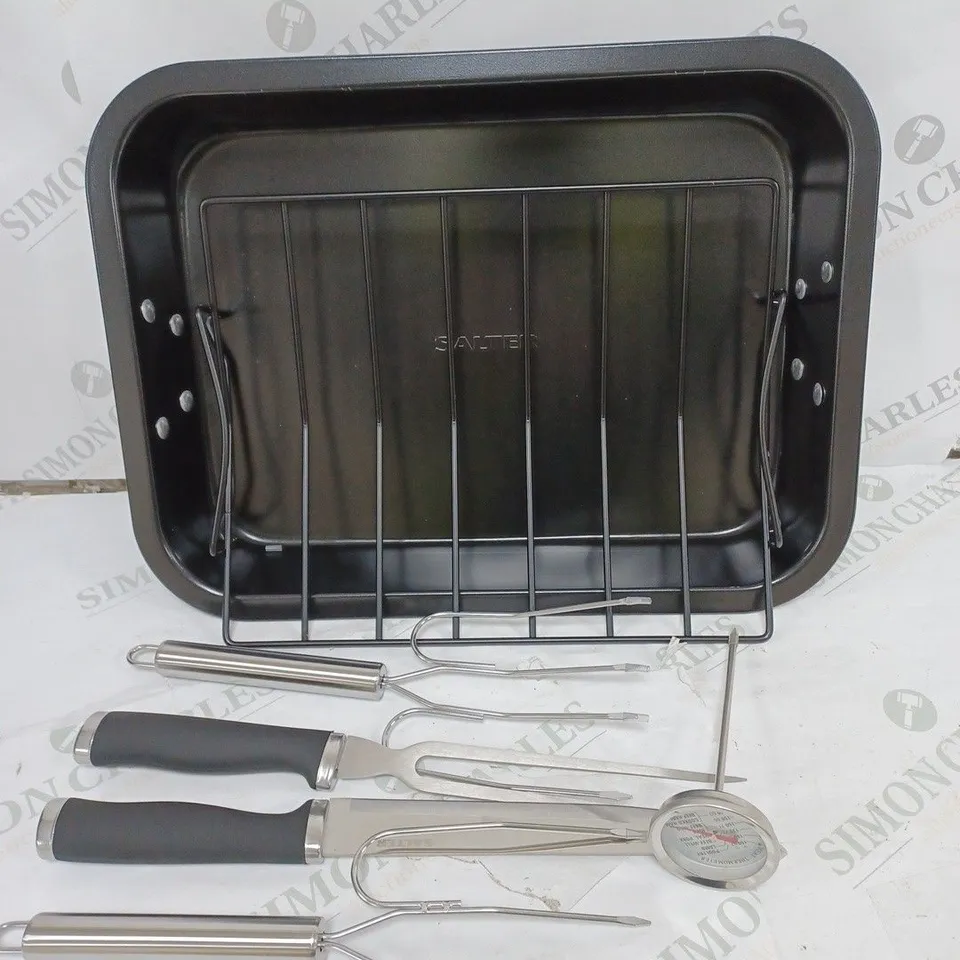 BOXED SALTER 7 PIECE ROASTING & CARVING SET 