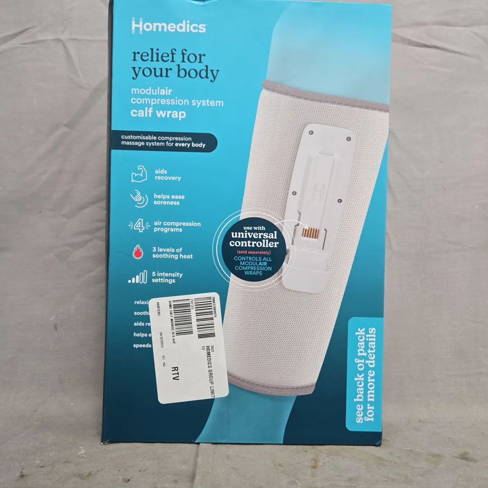 BOXED HOMEDICS MODULAR COMPRESSION SYSTEM CALF WRAP