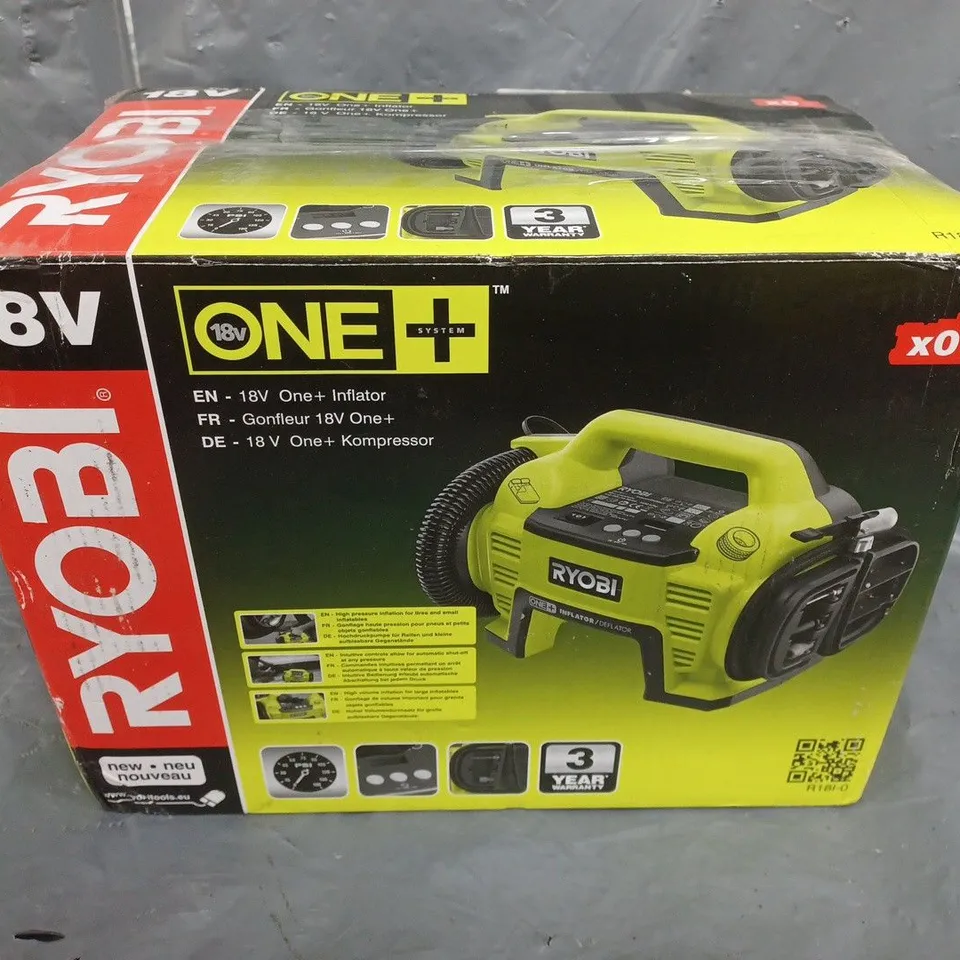 BOXED RYOBI ONE+ INFLATOR 