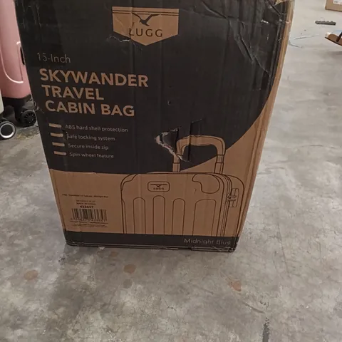 BOXED KEPLIN 15 INCH SKYWANDER TRAVEL CABIN BAG BLUE COLOUR 