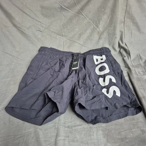 BOSS BEACH SHORTS IN BLACK SIZE L