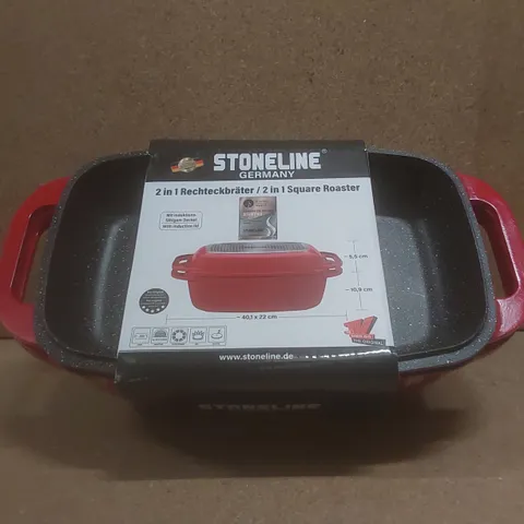 STONELINE 2-IN-1 ROASTER/CASSEROLE DISH