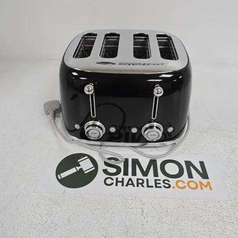 SMEG 50S STYLE TOASTER IN BLACK