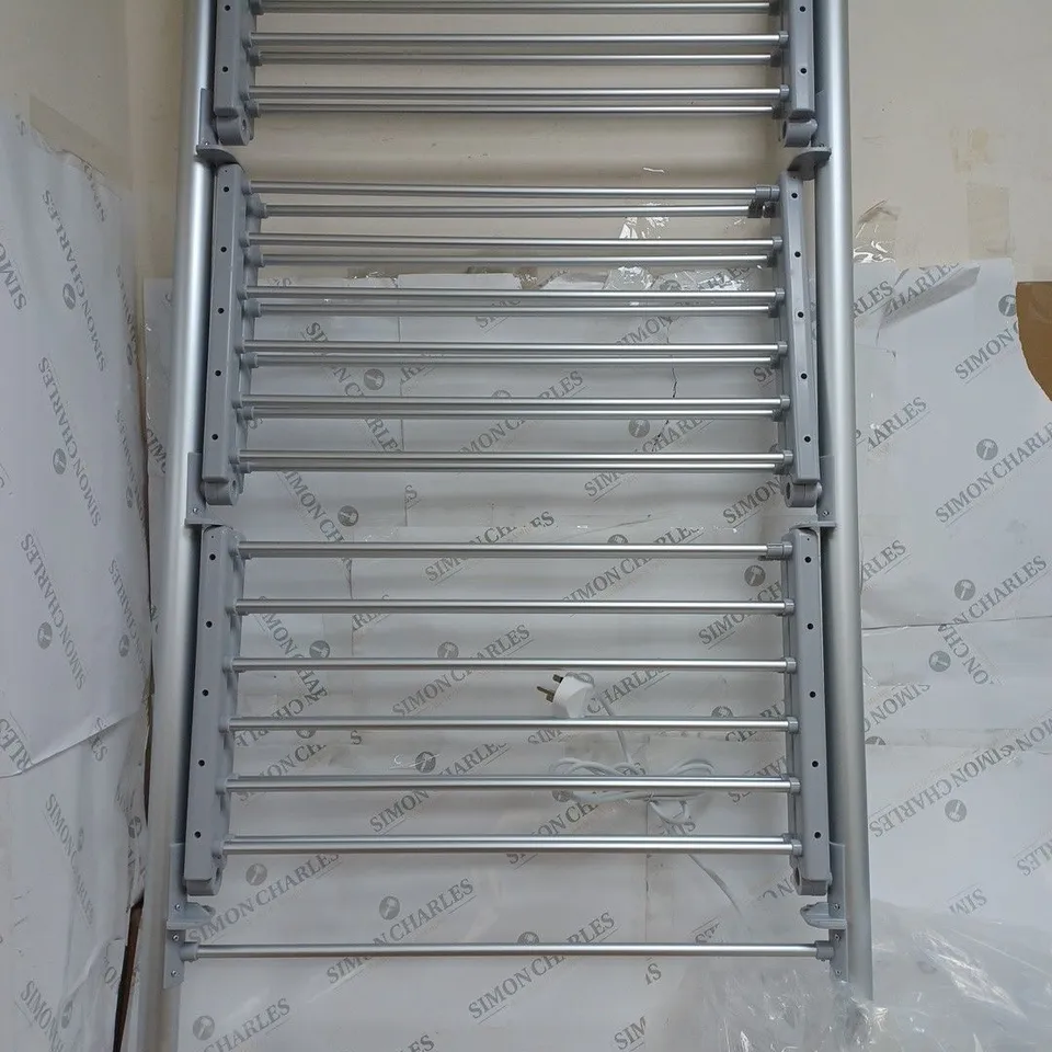 ORGANISED OPTIONS 3 TIER HEATED AIRER WITH 21M DRYING SPACE & COVER - COLLECTION ONLY