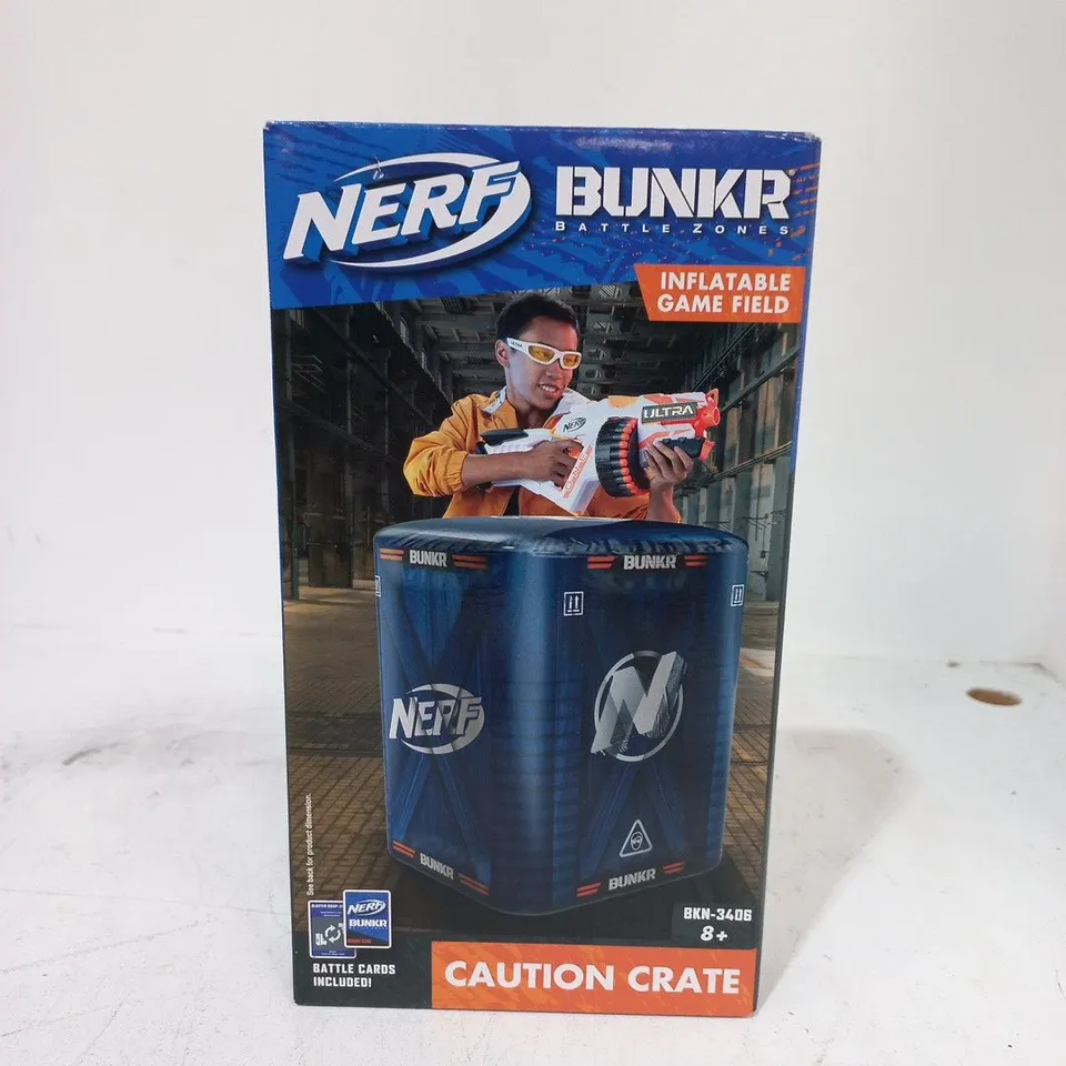 NERF BUNKER INFLATABLE CAUTION CRATE