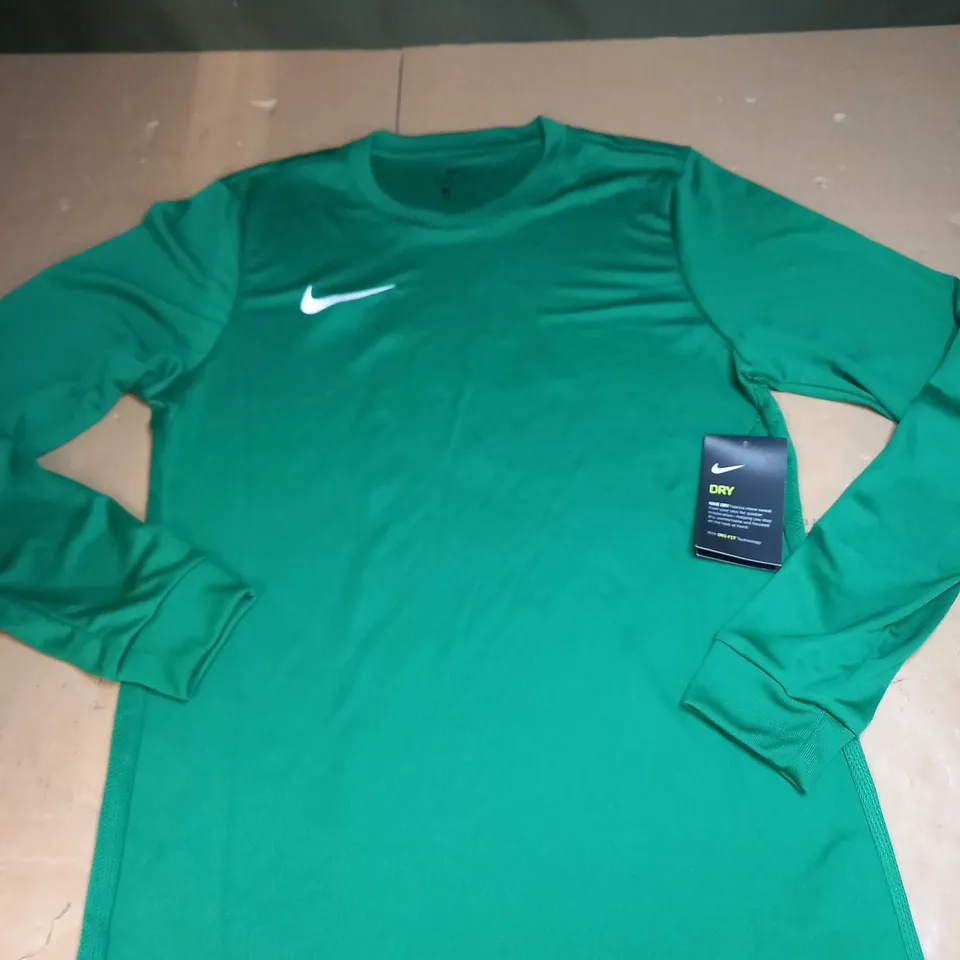 NIKE LONG SLEEVED DRI-FIT SHIRT SIZE S